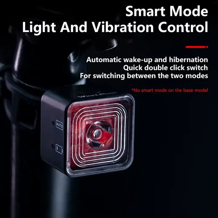 ThinkRider 120 Lumen vélo intelligent frein détection lumière IPX6 LED étanche charge vélo feu arriè