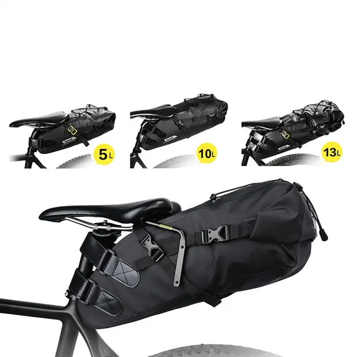 Support de stabilisation pour sacoche de selle de vélo
