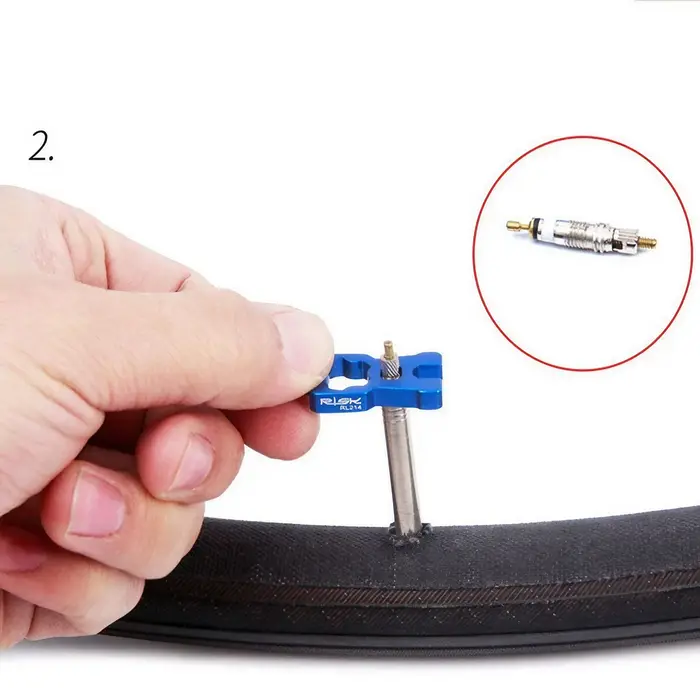 Outils de réparation portables de Valve de vélo 4 en 1