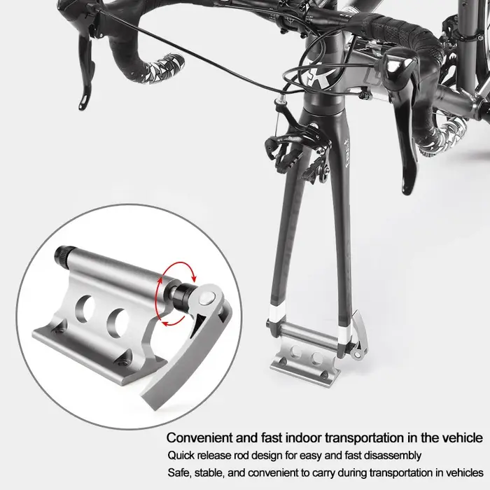 Support de vélo pour support de toit de voiture