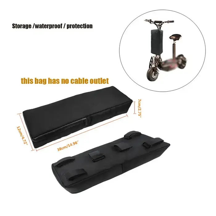 24 tailles Scooter électrique batterie sac boîtier vélo avant