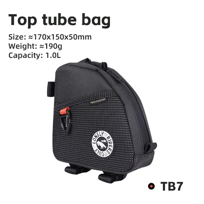 ULAC étanche avant cadre supérieur Tube sac vtt vélo de route grande capacité Triangle sac cyclisme sacoche pochette outils sac accessoires