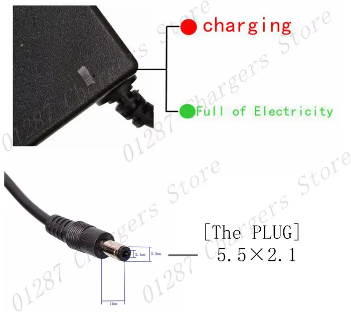 Chargeur 29.4V 2A pour batterie au lithium 24V 25.2V 25.9V 29.4V 7S