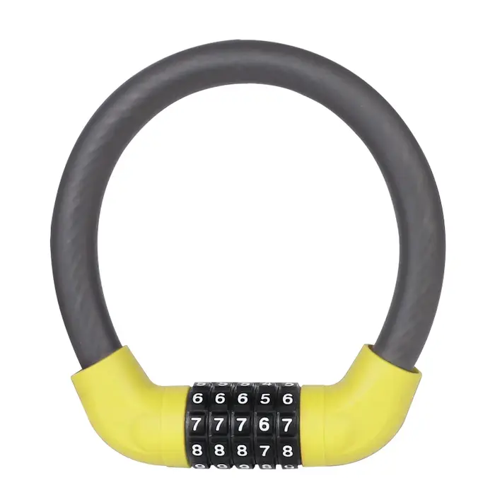Serrure antivol en acier renforcé à 5 chiffres de haute sécurité pour vélos/vélos de montagne/scoote