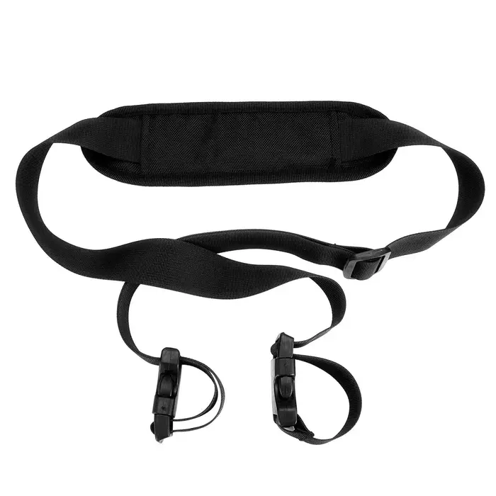 Sangle de transport universelle en polyester pour scooter et vélo pliable avec épaulière réglable et poignées robustes pour transport facile de matériel de sport