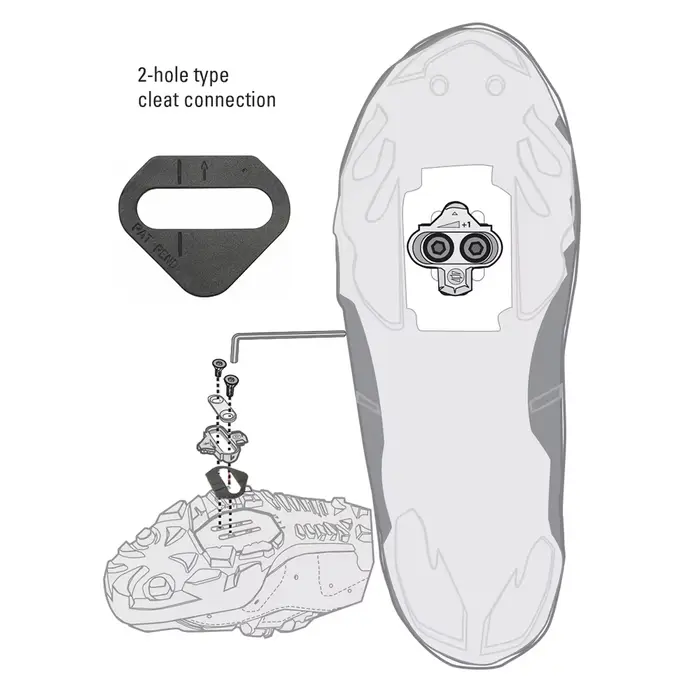 Cales de taquet de raccord de vélo pour Shimano Road SPD-SL & vtt SPD ATAC SpeedPlay manivelle Bros 