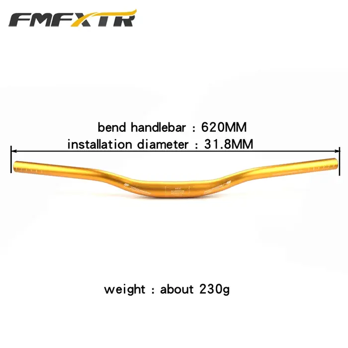 Guidon de vtt XM en forme d'hirondelle