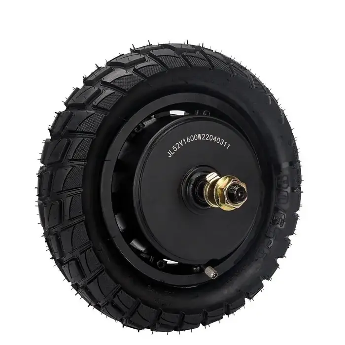 Moteur électrique de 10 pouces, puissant moteur de moyeu de Scooter électrique, frein à disque, pneu