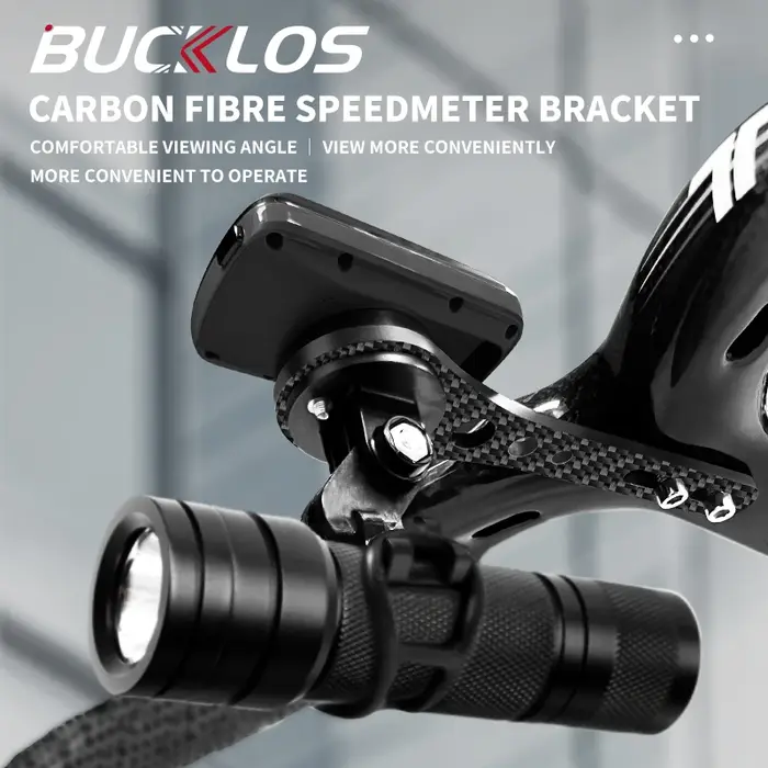 BUCKLOS support d'ordinateur de vélo en Fiber de carbone 143mm 165mm