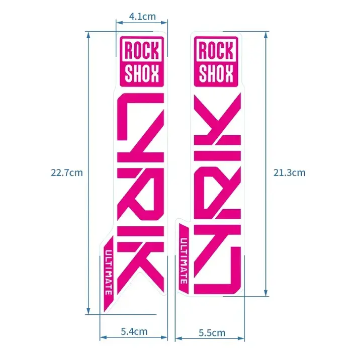Rockshox – autocollant de fourche avant Lyrik