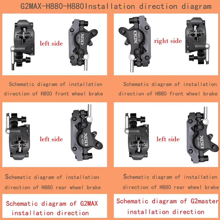 XOD H800/H880 frein à disque hydraulique pour Scooter électrique KUKirin G2 Master G2 Ultra G2 PRO 2025 huile