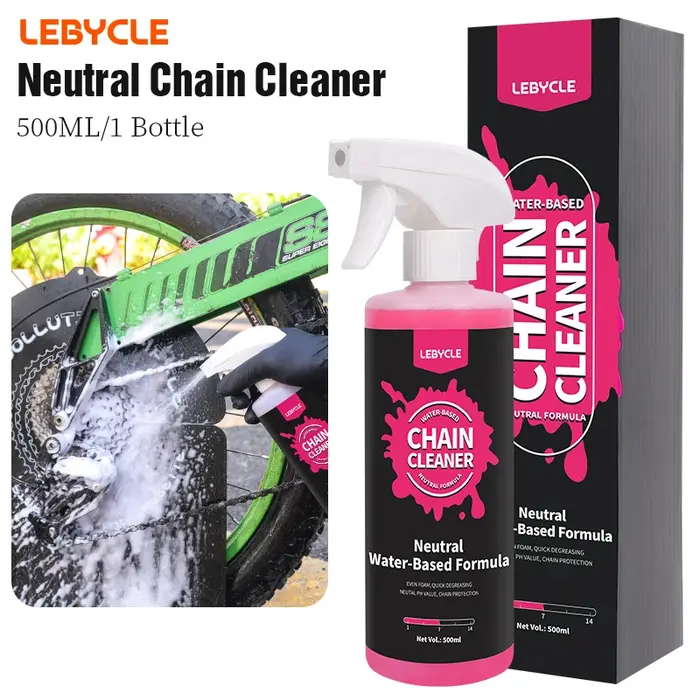 LEBYCLE nettoyeur de chaîne de vélo 500ML nettoyeur de train de transmission liquide d'entretien de 
