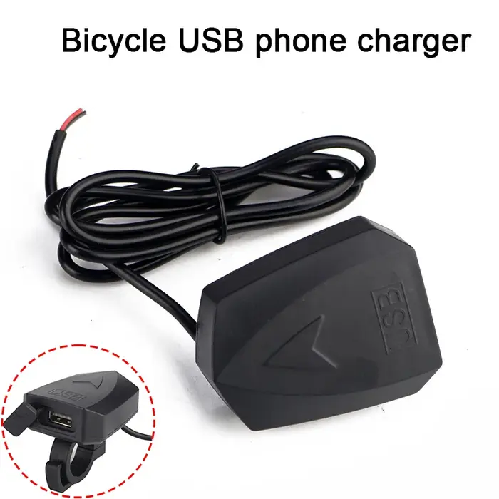Chargeur USB pour vélo électrique, étanche, 57x45mm, DC 12-60V/12-24V, chargeur de téléphone pour vé