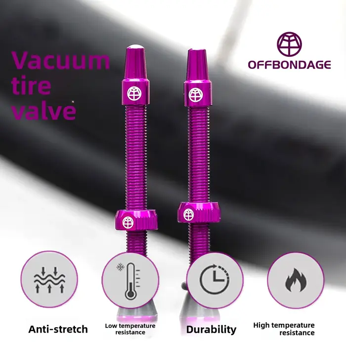 OFFBONDAGE – Valve Tubeless de vélo en alliage d'aluminium