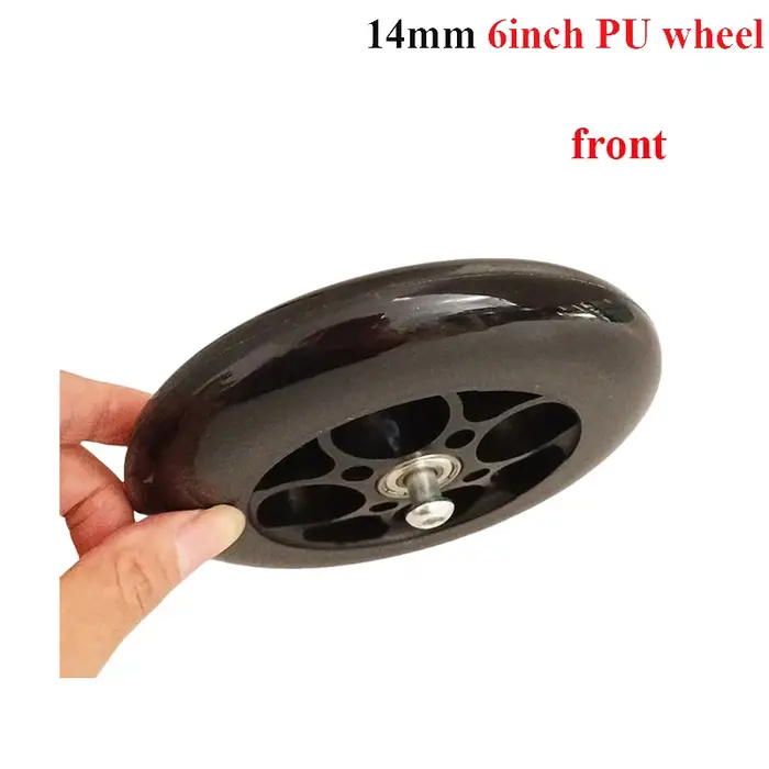 Roue en PU de 6 pouces (140 mm) pour trottinette électrique, trottinette pliable, skateboard électri