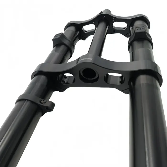 KKE Fourche avant pour gros vélo de 20 pouces, axe 135 × 15 mm, tube droit