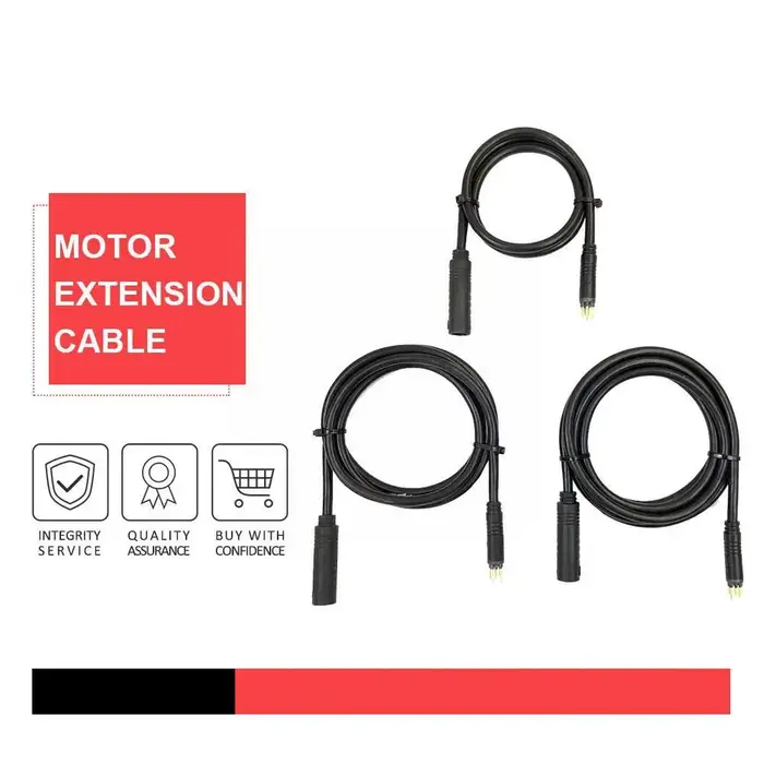 Connecteur de câble d'extension de moteur de vélo électrique à 9 broches, adaptateur d'alimentation