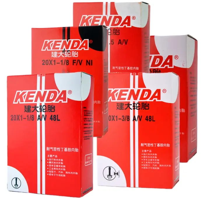 Chambre à air de vélo KENDA 20X1.25/1.5/1.75/2.125/1-8/3-8 pouces AV/FV 32/36/48mm pour véhicule pliable 451C