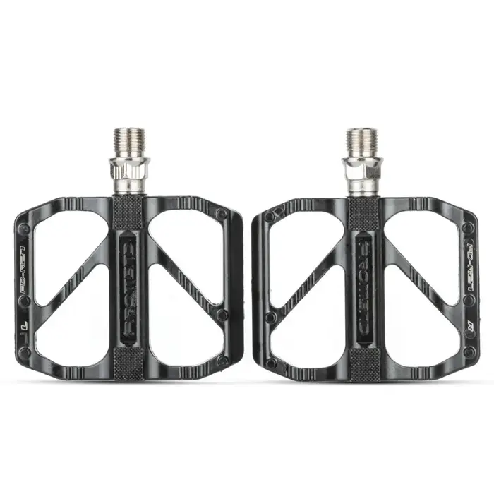 PROMEND Pédale Anti-Dérapante pour Vélo VTT, Roulement en Alliage d'Aluminium, Accessoires avec 3 Ro