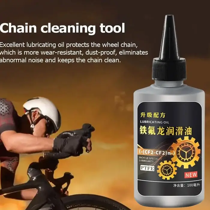 Lubrifiant Spécial Vélos 100ml – Huile Sèche pour Chaîne VTT et Vélo de Route
