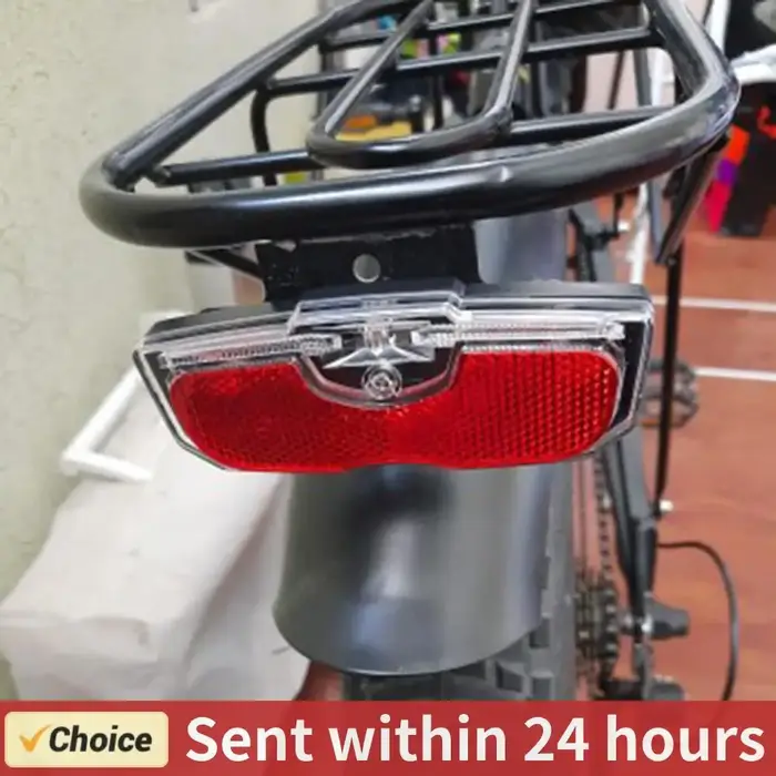 Lampe de vélo Electrolux T1, étagère arrière de vélo, tige de dégager de vélo, feu arrière de coulée