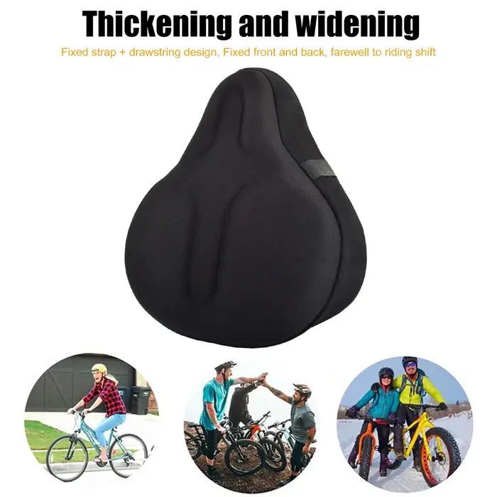Housse de coussin en Gel doux et épais pour selle de vélo électrique