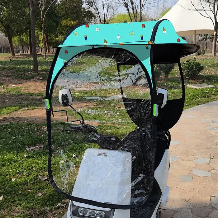 Pare-soleil universel coupe-vent et imperméable pour vélo électrique, trottinette électrique, moto, 