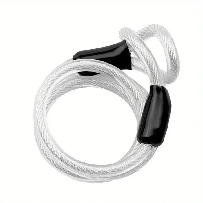 Chaîne de câble de sécurité antivol pour vélo, 1.2m, pour cyclisme, moto, Protection du casque, acce