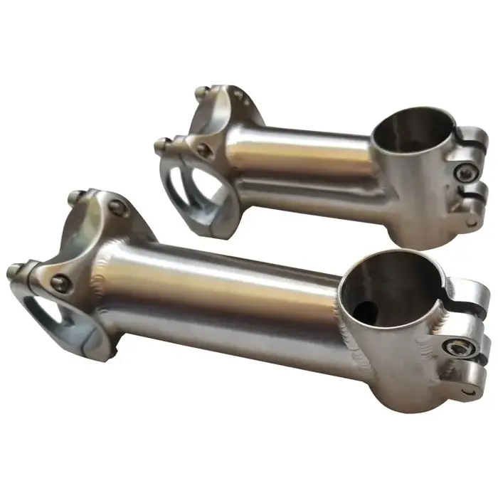 Potence en titane pour guidon de vélo de route et VTT, dimensions 31.8mm/25.4mm x 80/90/100/110/120m