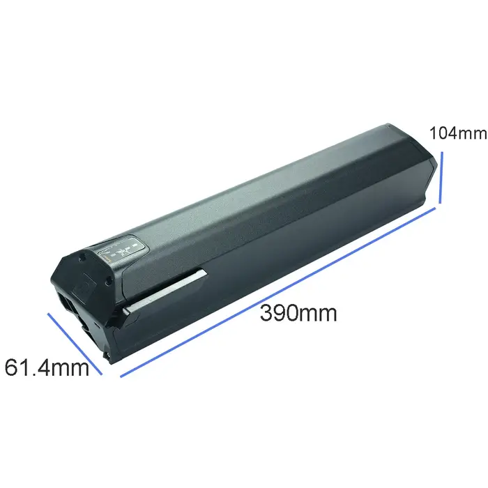 Batterie de vélo électrique 36V lithium haute capacité 10.4Ah à 17.5Ah coque PC ABS robuste IP65 pour vélos Nakamura et moteurs jusqu'à 1500W