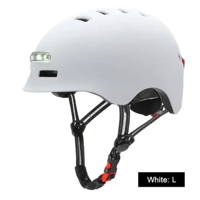 Casque de vélo avec avertissement lumineux intégré