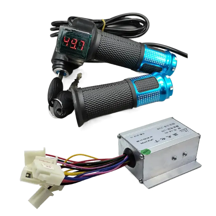 Contrôleur de moteur brossé et poignée d'accélérateur pour vélo électrique, accessoires pour scooter