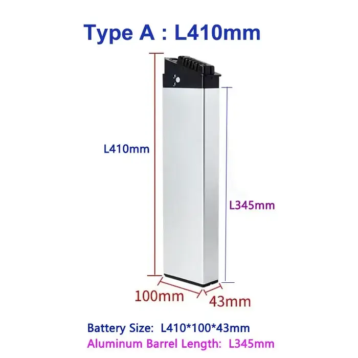 Remplacement pour ADO A20 A20F MATE City BIKE Fiido M1 batterie 36V 10.4Ah 13Ah 17.5Ah Amp Batteries