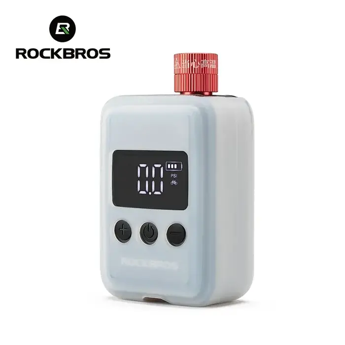 ROCKBROS – pompe à Air électrique pour vélo, 150 PSI, avec étui de protection en Silicone à pression