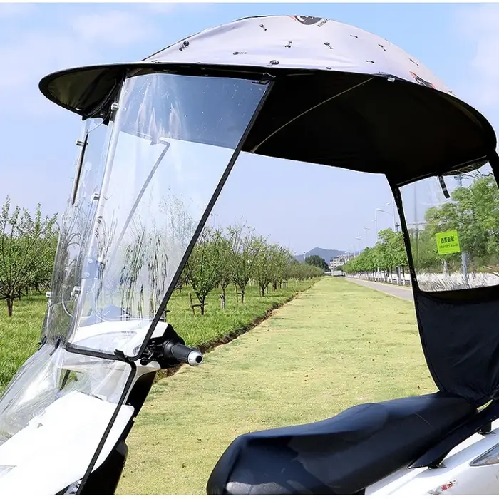 Nouveau pare-brise de Moto véhicule électrique auvent Tricycle