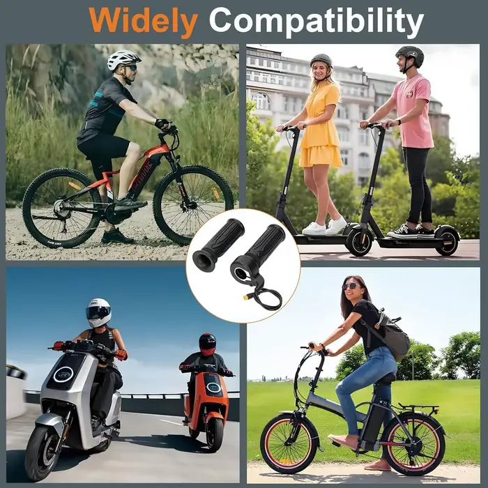 Poignées d'accélérateur à torsion intégrale pour vélos électriques