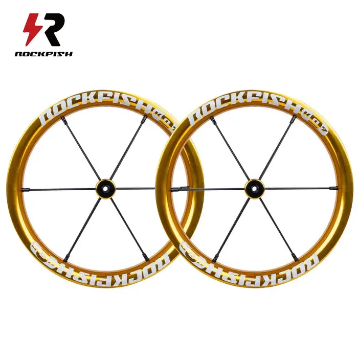 Rockfish – jeu de jantes de vélo en alliage d'aluminium K02, ensemble de roues de 12 pouces, de moye