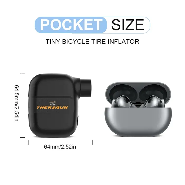 Mini pompe à vélo rechargeable