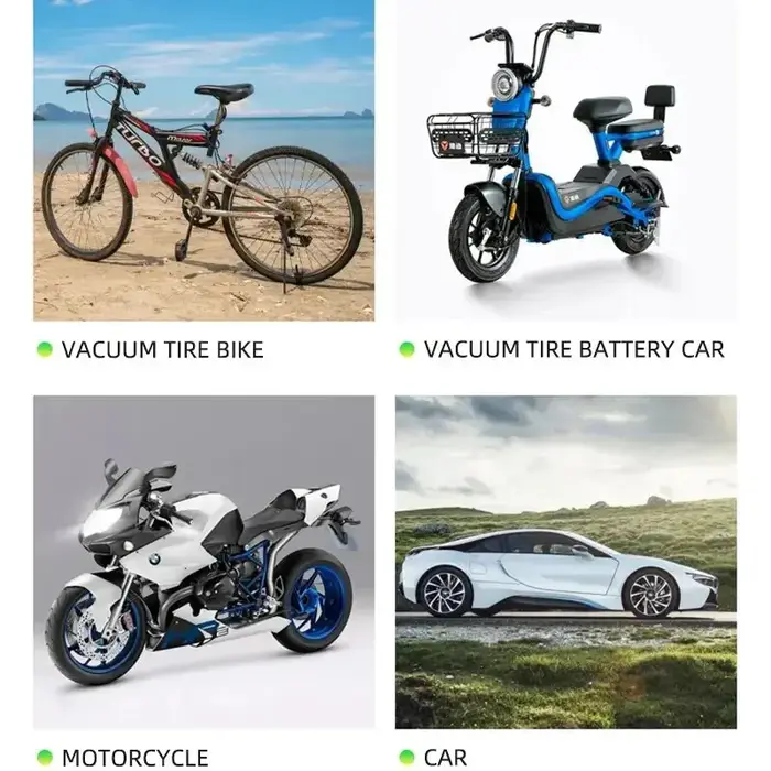 8 pièces Valve lumineuse moto vélo