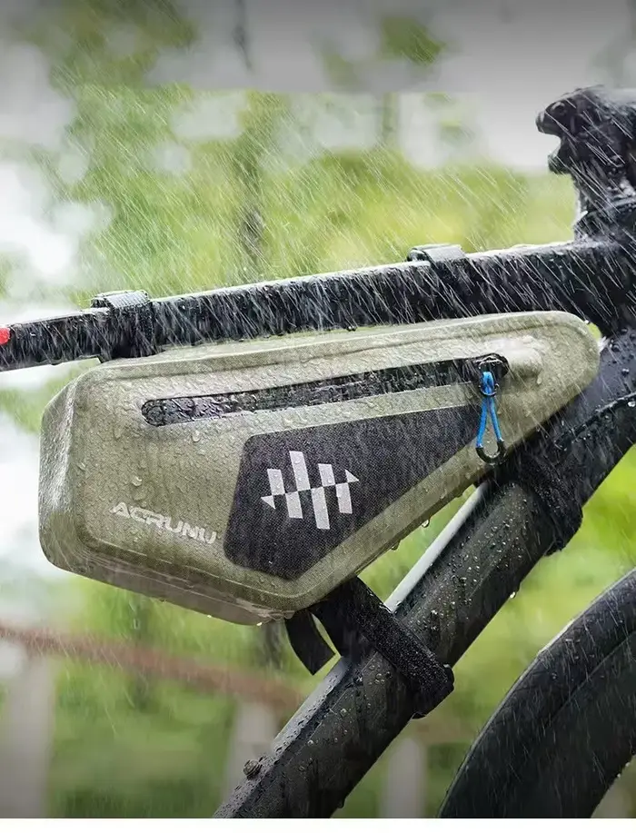 Sac triangulaire de vélo Portable de grande capacité, sac de cyclisme étanche à la pluie, sacs de Tube de cadre avant de vélo de route vtt, accessoires