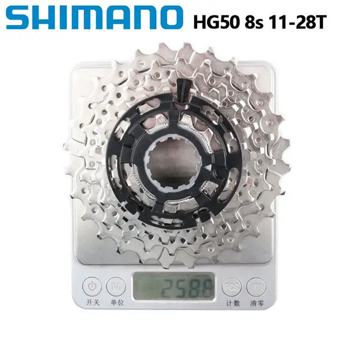 Shimano Cassette de vélo de route HG50 8 vitesses 11-28T 12-25T 11-30T 11-32T 11-34T CS