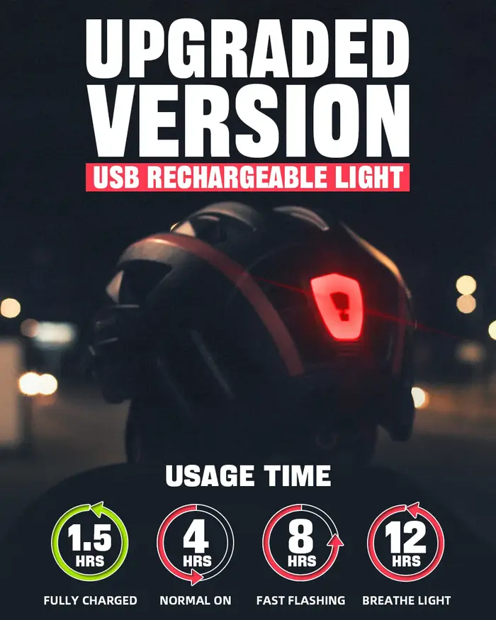 VICTGOAL casque de vélo adulte route VTT casques Sports de plein air sécurité cyclisme accessoires avec feu arrière LED lunettes