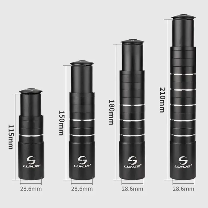 Extension de hauteur verticale pour guidon de vélo