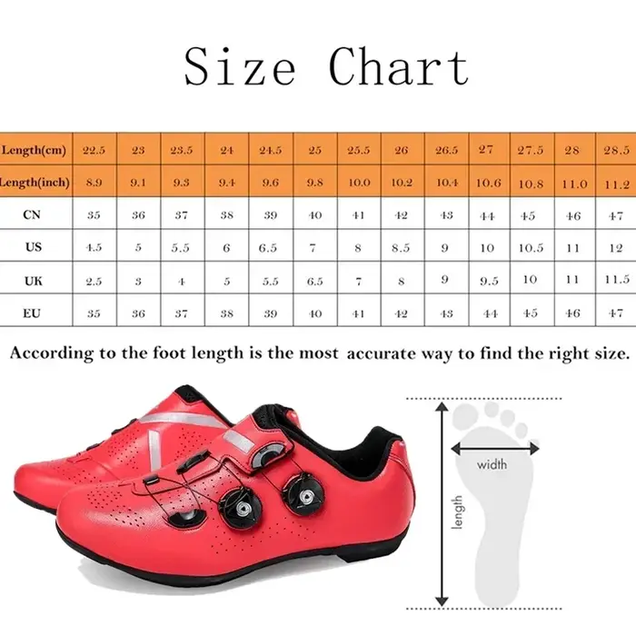 Hommes auto-verrouillage vitesse vélo vtt baskets course