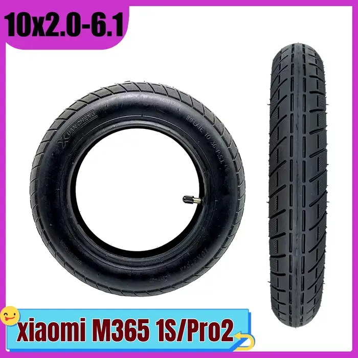 Xuancheng 10x2-6.1 pneu pour Scooter électrique Xiaomi M365 1S/Pro2 mise à niveau 10 pouces 10x2.0-6.1 pneus intérieurs et extérieurs gonflables