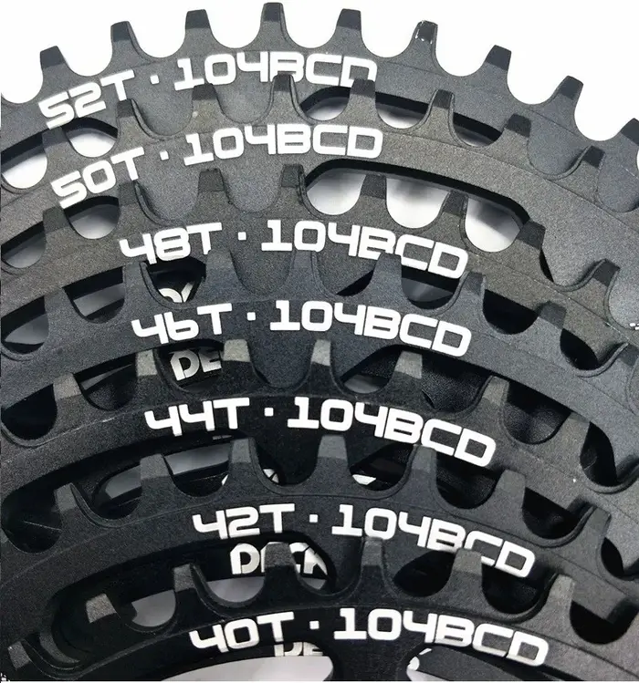 DECKAS rond 104BCD 40/42/44/46/48/50/52 T Getande vélo de montagne Wiel vtt