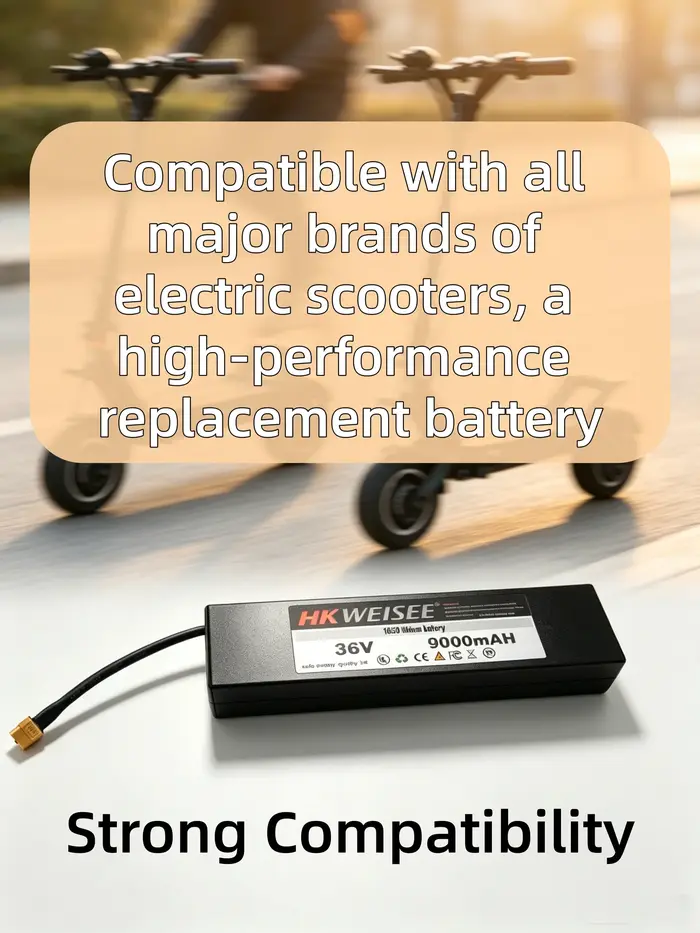 Batterie de scooter électrique 36V 9Ah 12Ah Lithium-ion