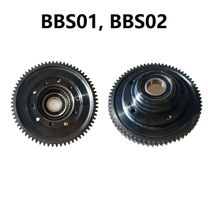 Pièces de réparation pour vélos électriques E-Bike | Moteur à entraînement central Bafang BBS01 BBS02 BBSHD avec pignon