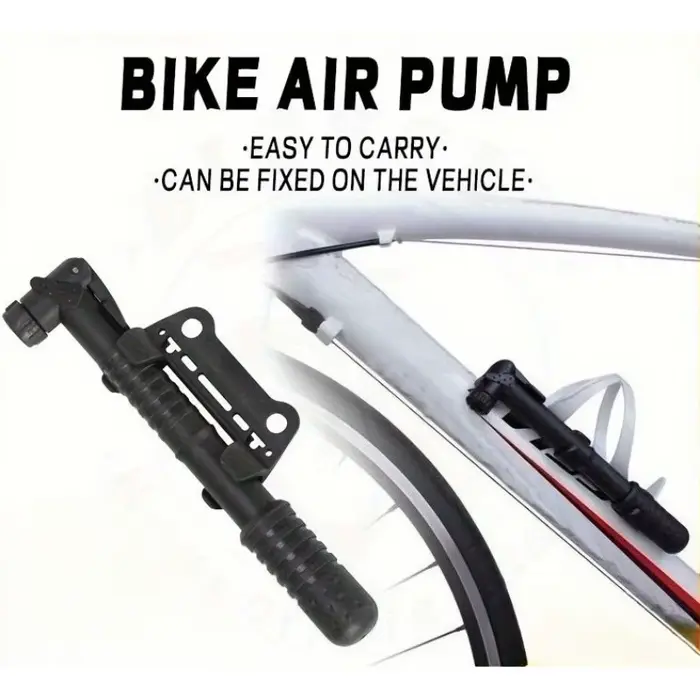 Mini pompe à vélo Portable avec support