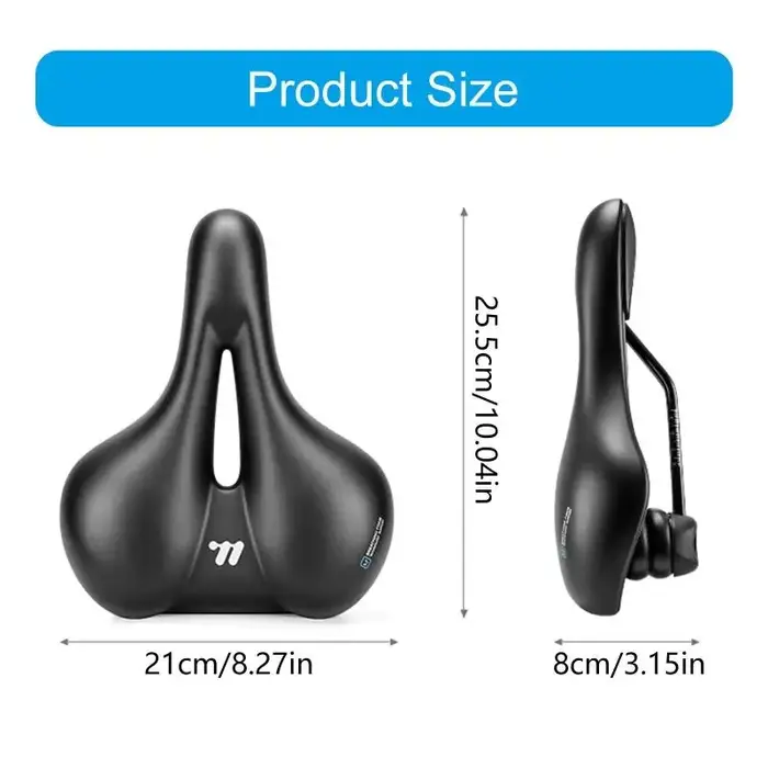 Y1UC – selle vélo rembourrée en PU, siège avec découpe centrale pour le Support général du cyclisme